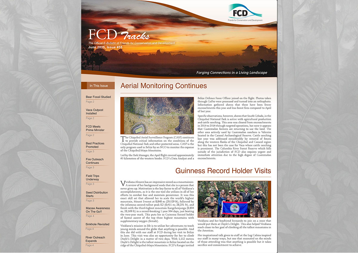 The latest edition of FCD’s Newsletter, Issue #55, has been released.