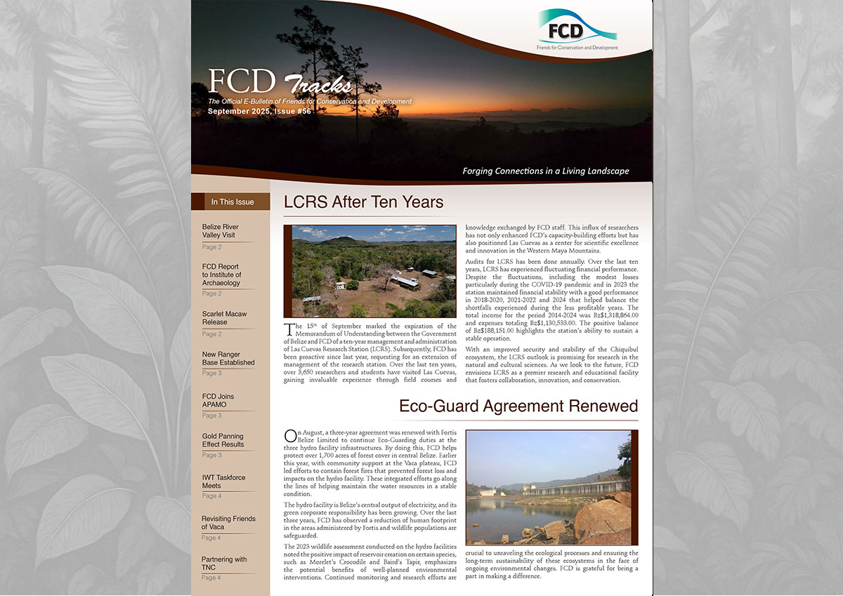 The latest edition of FCD’s Newsletter, Issue #56, has been released.