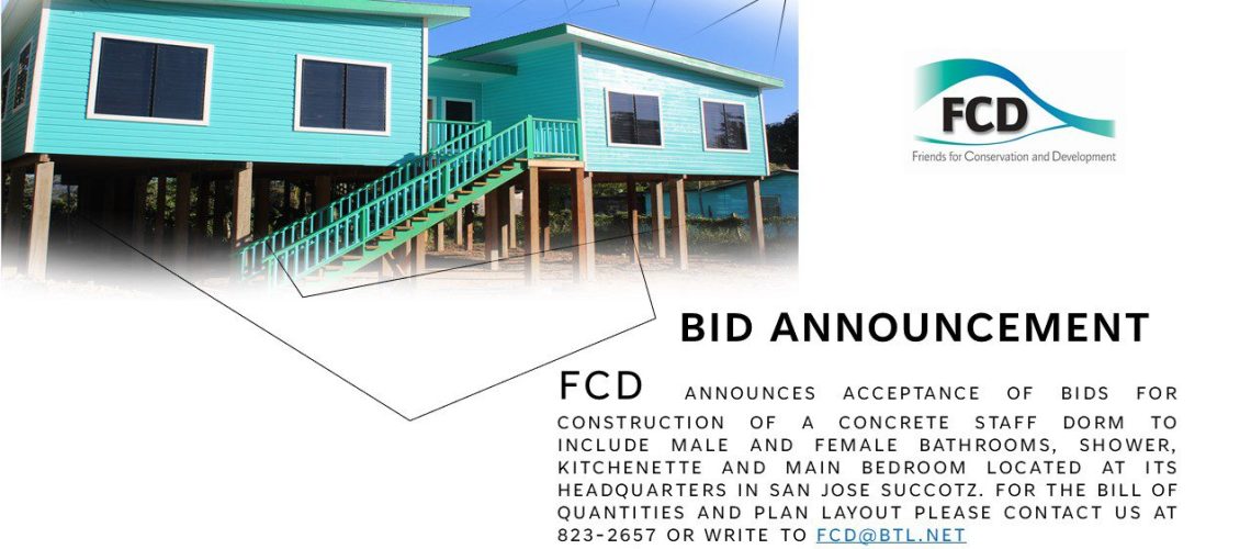 BID ANNOUNCEMENT BID ANNOUNCEMENT